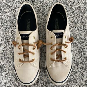 White Sperry Top-Siders